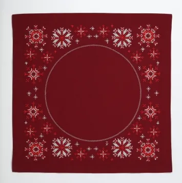 Embroidered church Christmas napkin №5