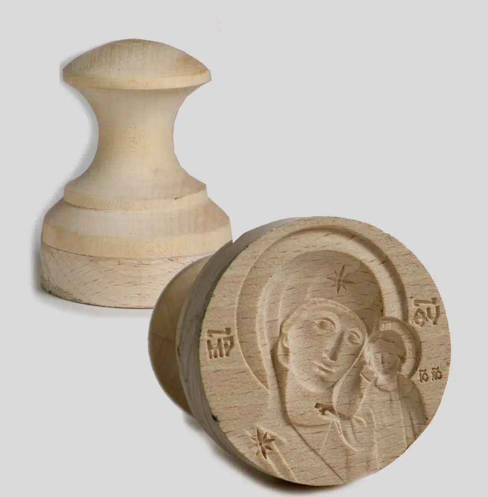 Prosphora seal diameter 60 mm “Kazan Mother of God”