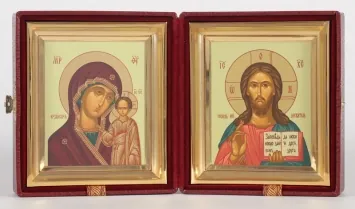 Wedding icon №6 tempera gilding Saviour-Kazan Mother of God