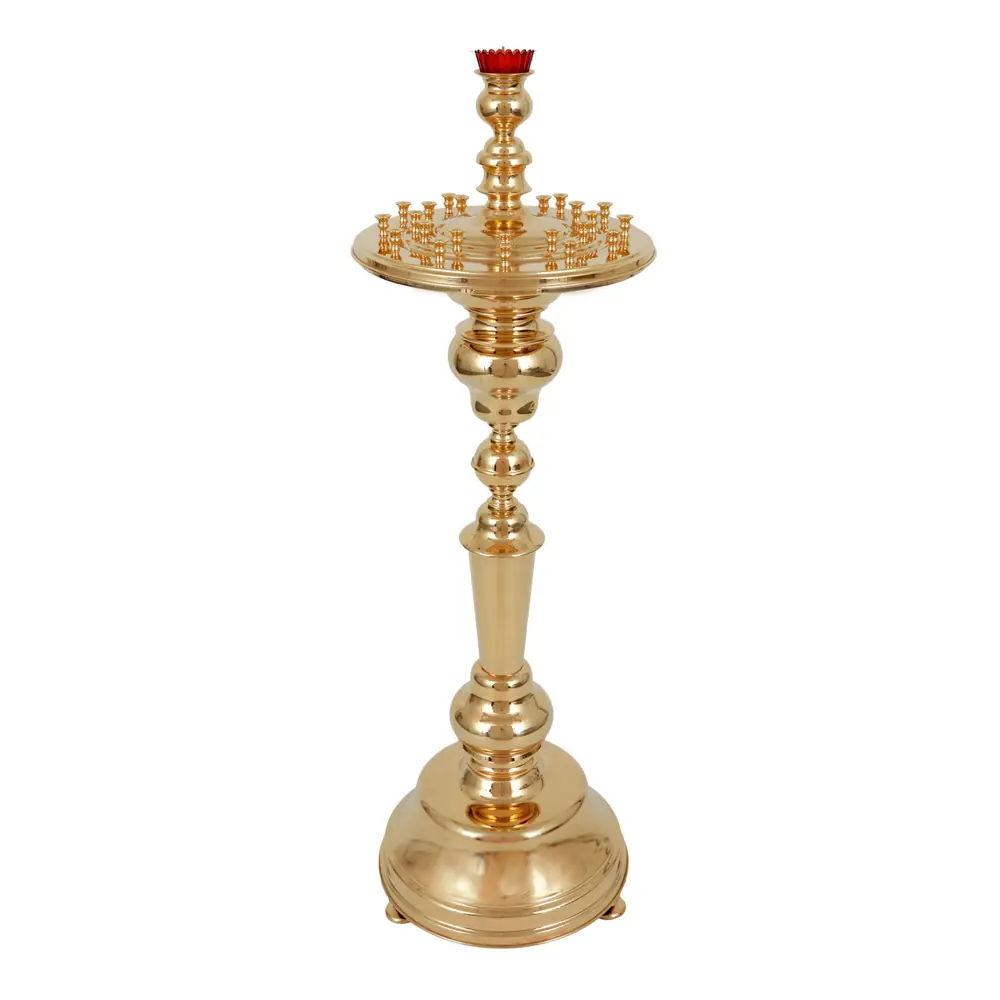 Candlestick №48 on 24 candles gilding