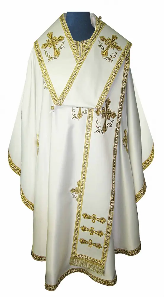 Bishop's vestment №028 wool machine-embroidered (cut №2)