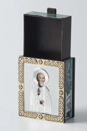 Incense holder with riza Sergius of Radonezh (half-length)