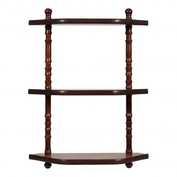 Icon shelf wall three-tier, vertical, without finish