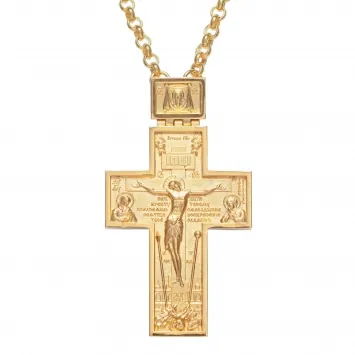 Pectoral cross №46 / gilding