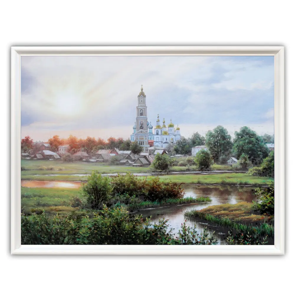 Picture 30×40, 3D print on plastic, in white frame №90
