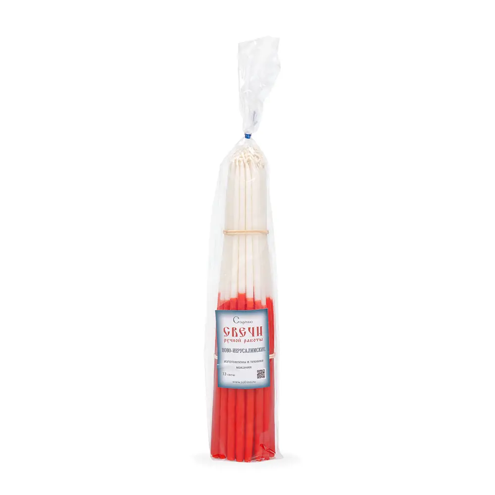 New Jerusalem candles red
