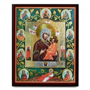 Icon on board 22×26 3D print, varnish Bread