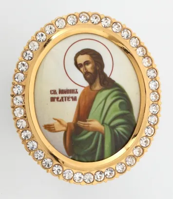 Mitre icon decal gilding