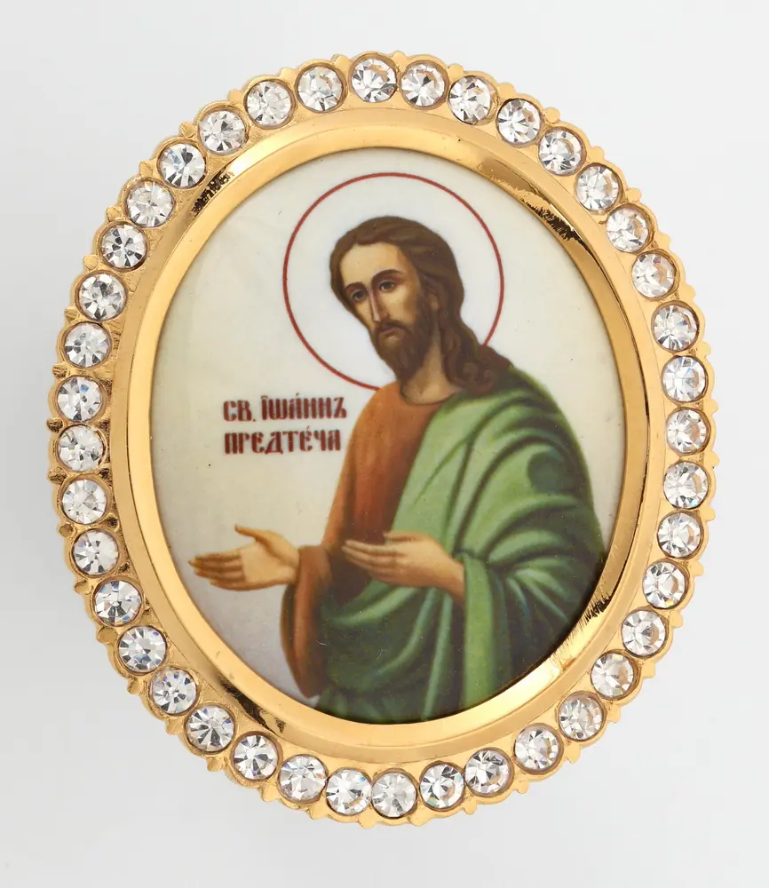 Mitre icon decal gilding