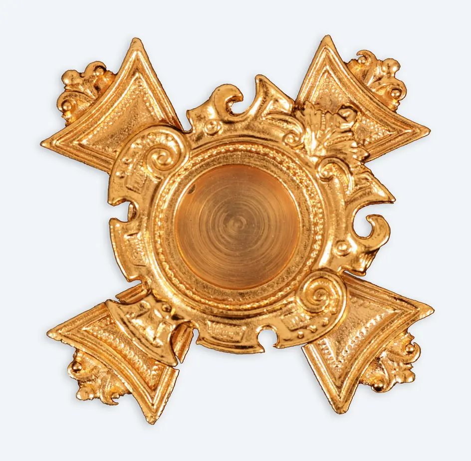 Reliquary for holy relics small gilding “Cross Maltese”