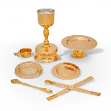 Chalice 0.5 with accessories with insert (nickel silver) silver plating gilding