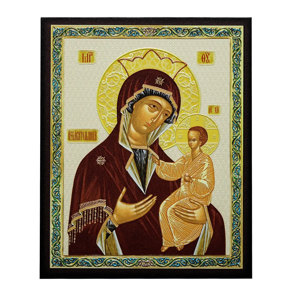 Icon on board 13×15 3D print, varnish Deliverer