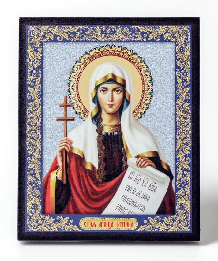 Icon on board 13×15 3D print, varnish Tatiana 3