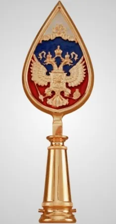 Finial on banners