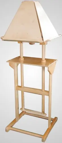 Lectern with adjustable table for singers