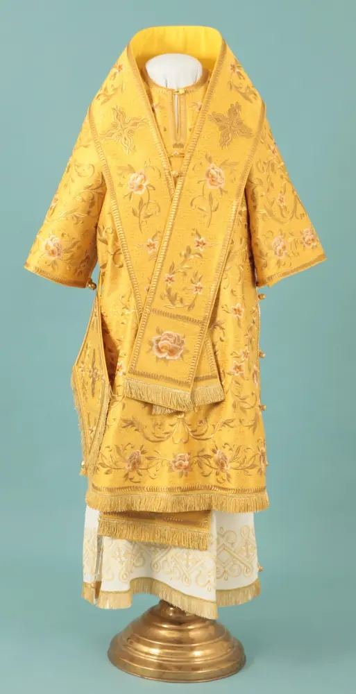 Bishop's vestment №057 brocade machine-embroidered