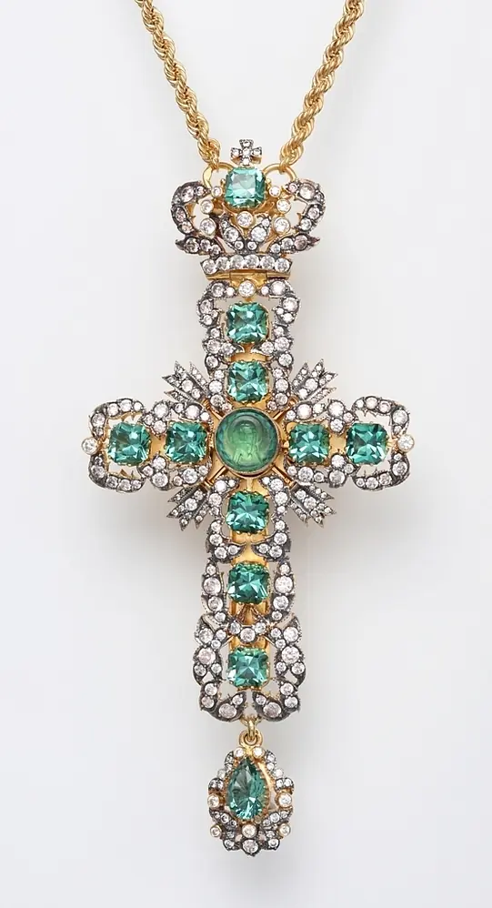 Pectoral cross №1491 / gilding / silver