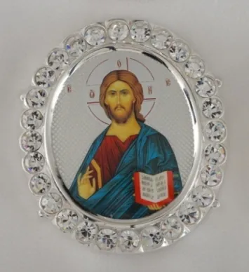 Mitre icon silver plating