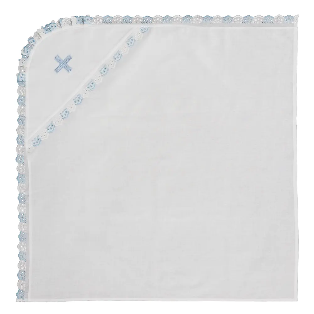 Baptismal swaddling cloth hood cotton