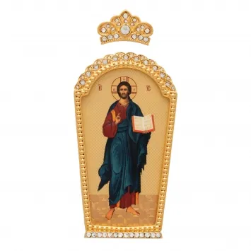 Frame for the mitre №20 printed image / house with crown / gilding