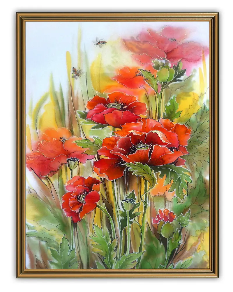 Picture 30×40, 3D print on plastic, in brown frame №28