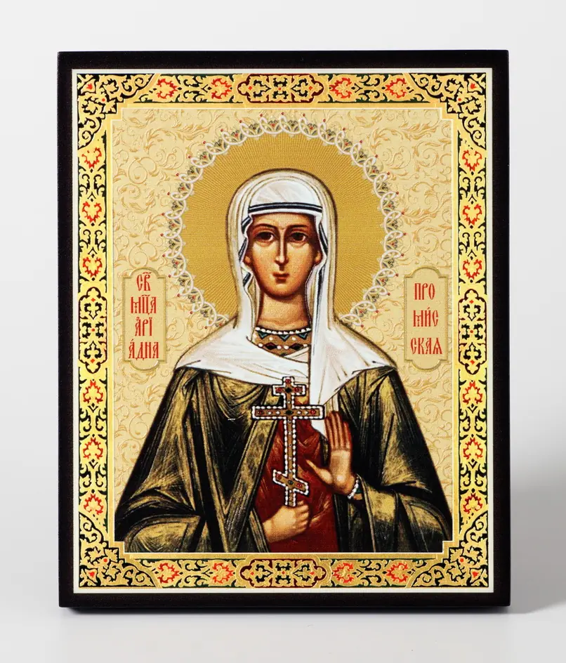 Icon on board 13×15 3D print, varnish Ariadne