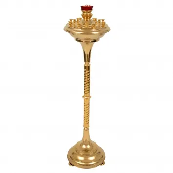 Candlestick №49 on 16 candles gilding