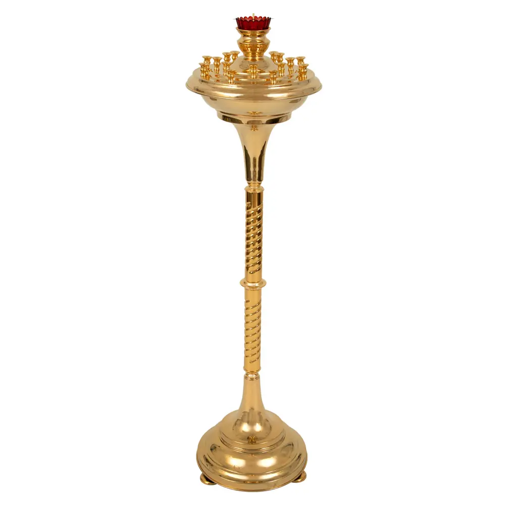 Candlestick №49 on 16 candles gilding