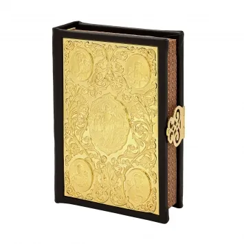 Gospel 170×120 leather cover electroformed covers gilding