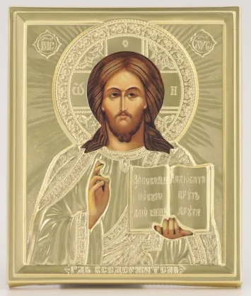 Icon in riza 11×13 3D Saviour