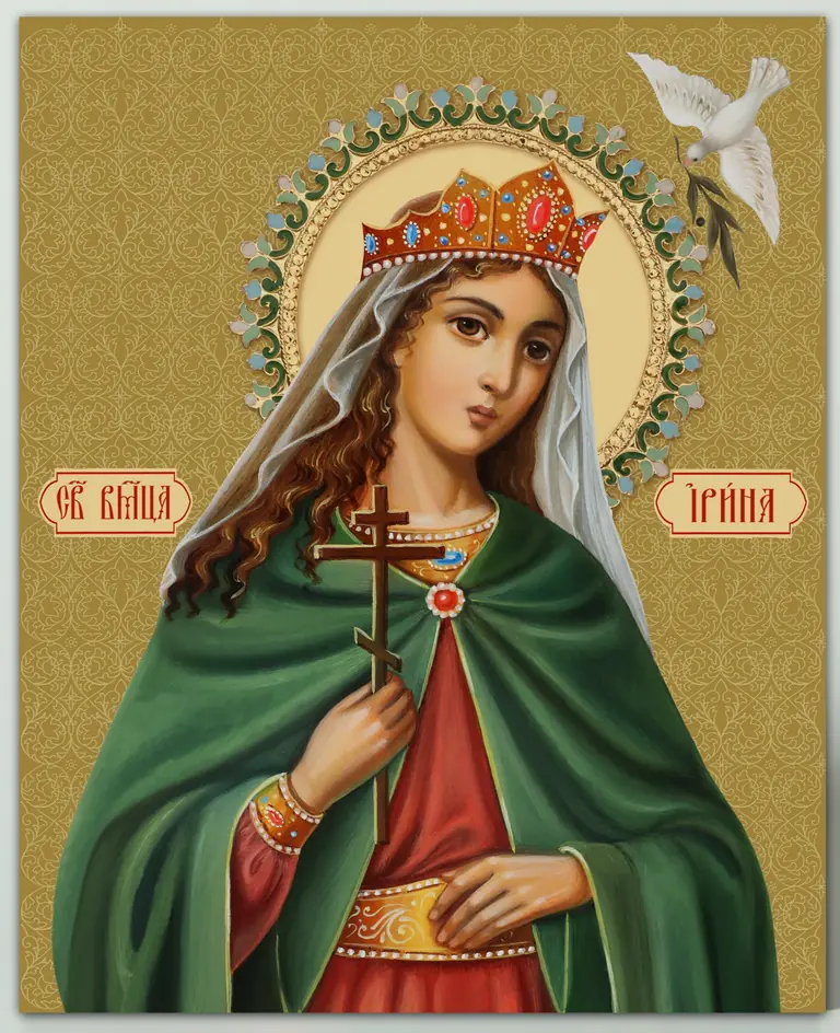Icon on board 13×15 3D print, varnish Irene