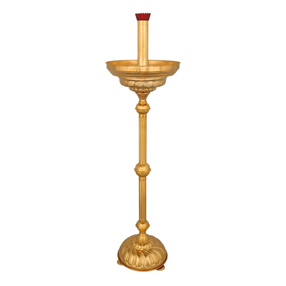 Candlestick sand chased gilding