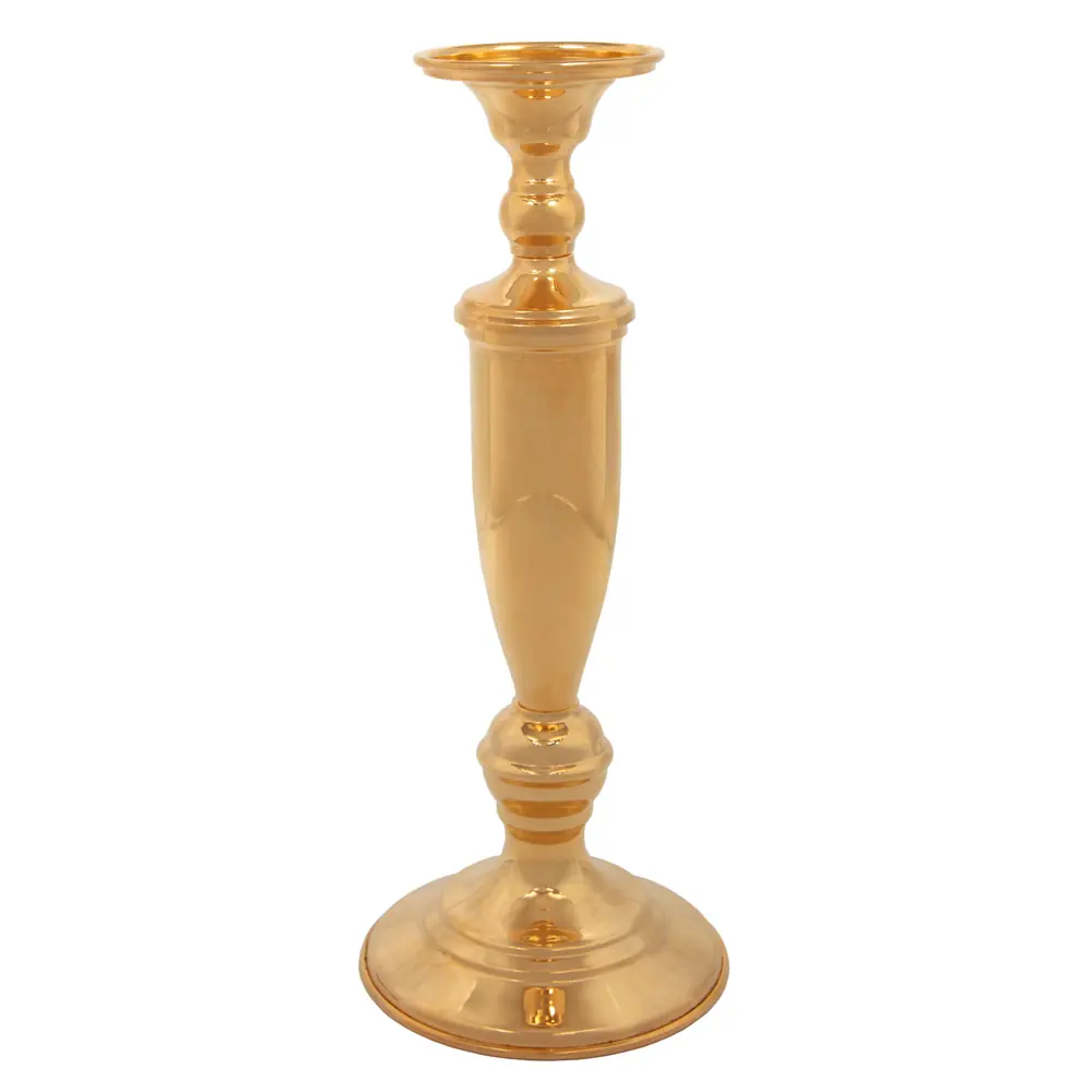 Candlestick pressed №7 gilding