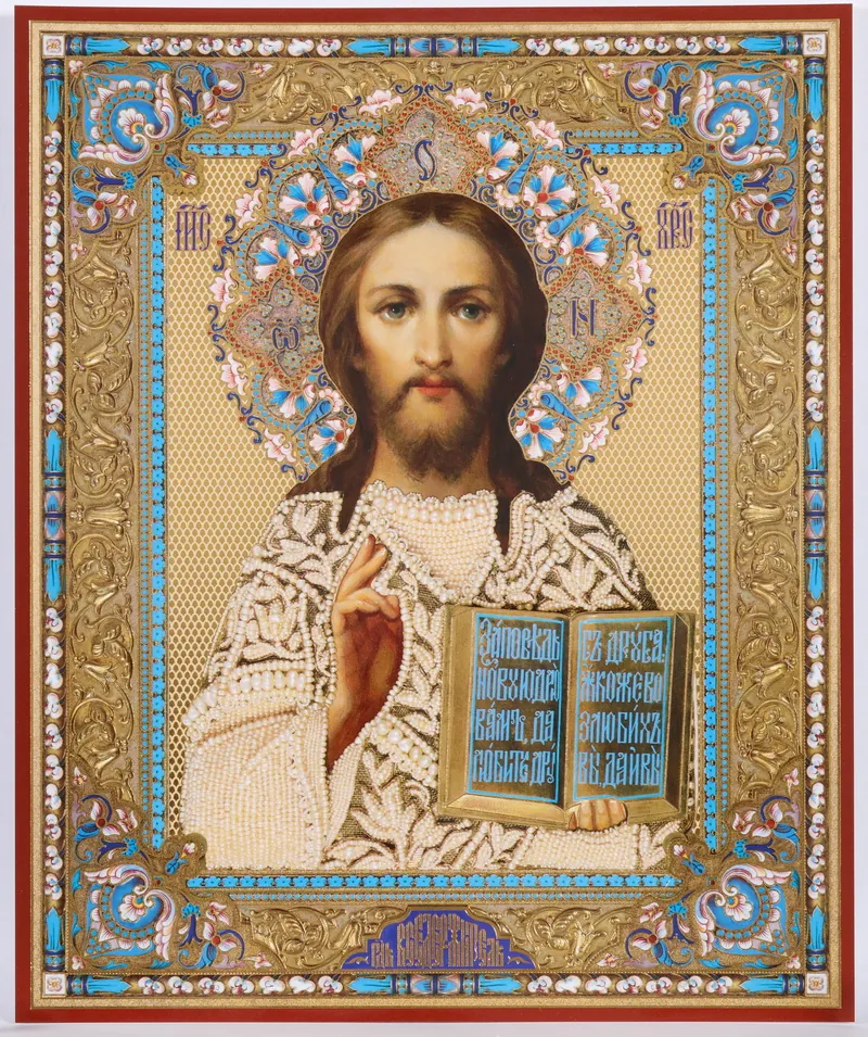ხატი ორგალიტზე №1 18×24 ტვიფრი მაცხოვარი 20