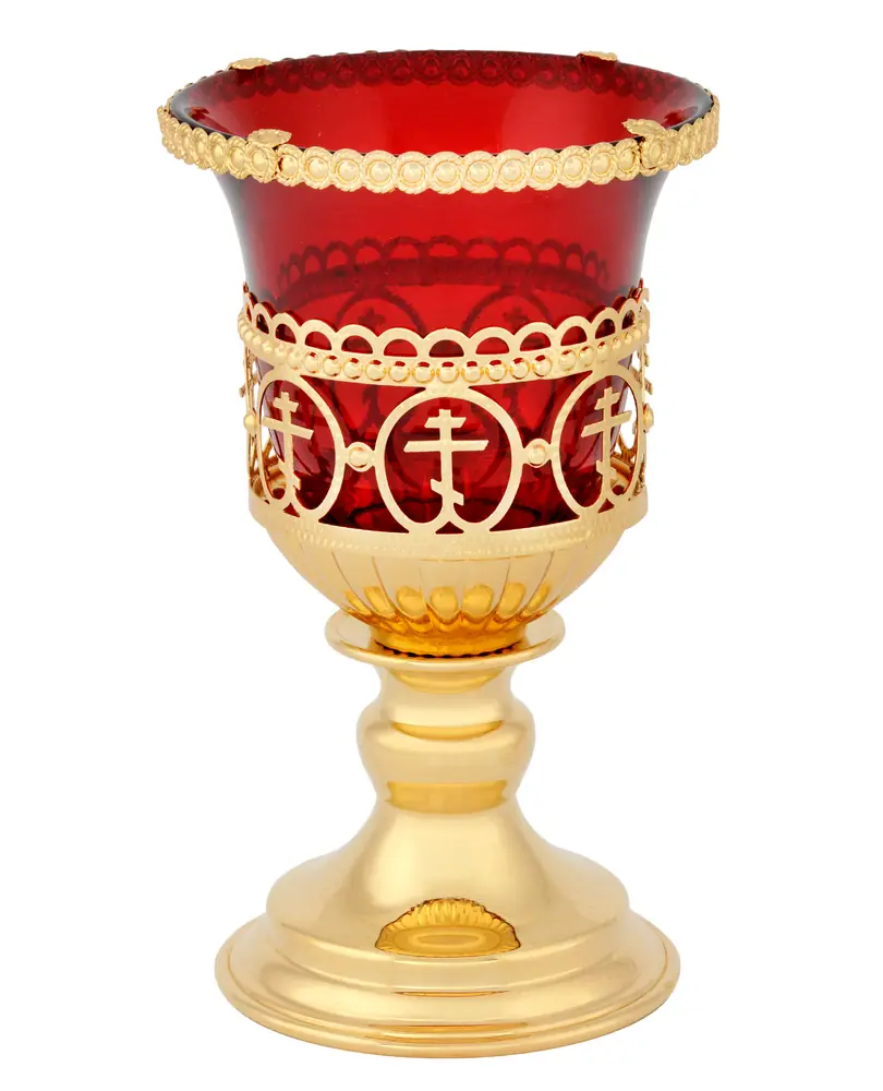 Altar vigil lamp №10A gilding