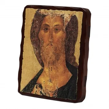 Icon on board 12,5×16,5 3D print, varnish Saviour 5