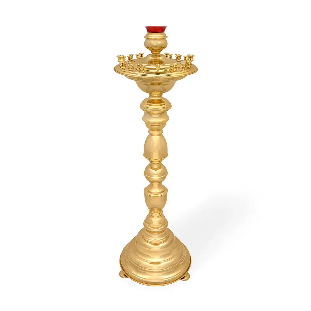 Candlestick №20 on 24 candles gilding