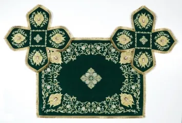 Aer (veil) №009 velvet machine embroidery 0,75-1,0 l chalice
