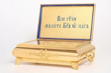 Reliquary ark for holy relics №3 gilding