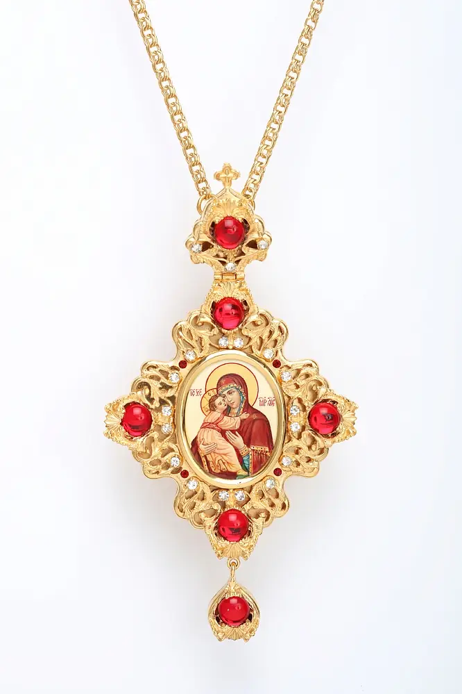 Panagia №10 / gilding / silver