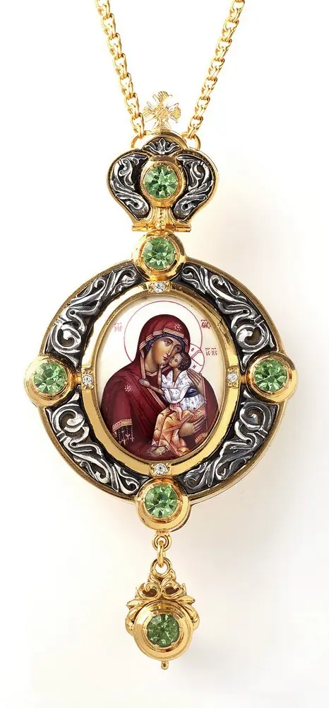 Panagia №56 / gilding / silver