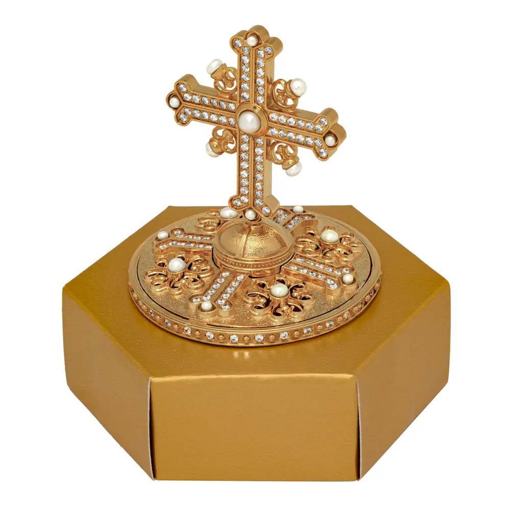 Mitre cross №47 / gilding