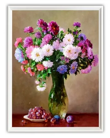 Picture 30×40, 3D print on plastic, in white frame №14