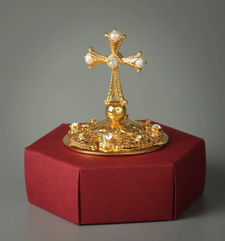 Mitre cross №13 / gilding