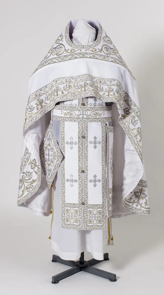 Priest's vestment №57 fabric gabardine machine-embroidered