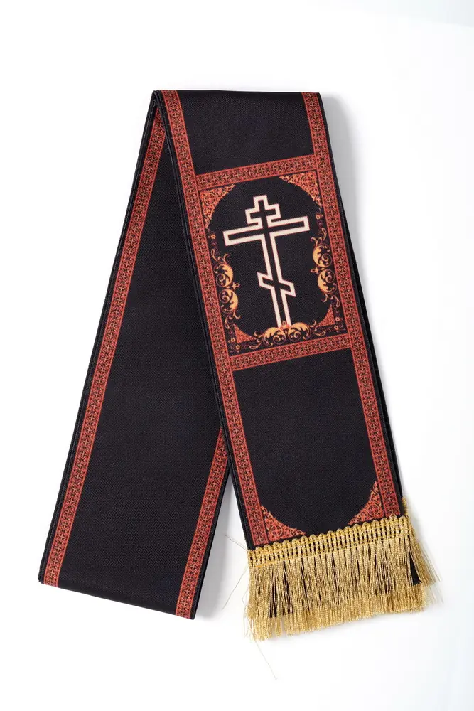 Apostol bookmark silk sublimation print №1, black
