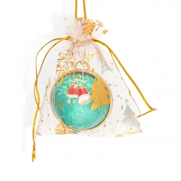 Angel Nativity №33 enamel / gilding, silver plating