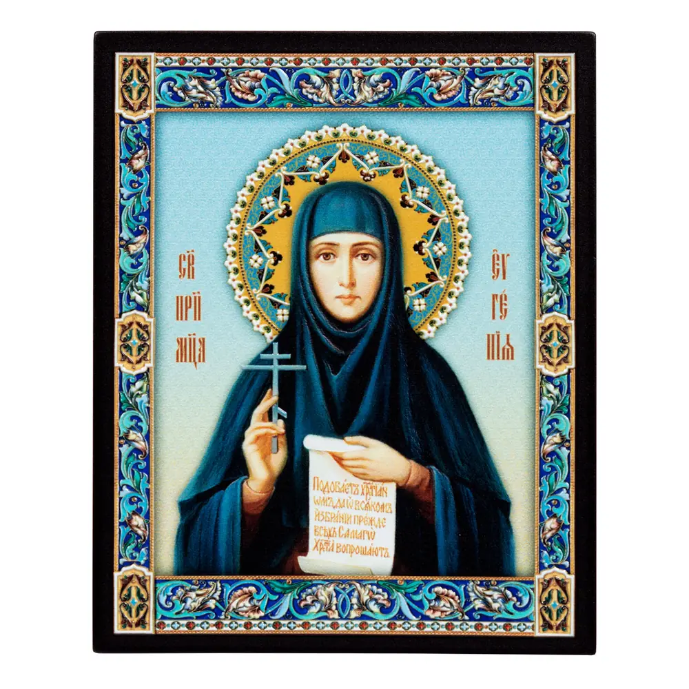 Icon on board 13×15 3D print, varnish Eugenia 2