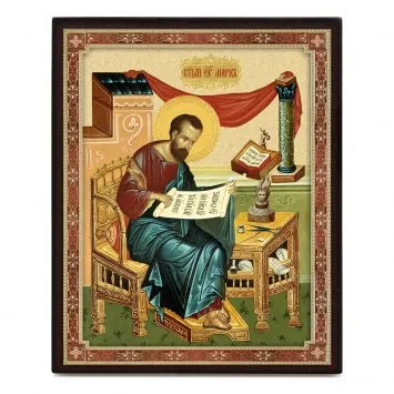 Icon on board 13×15 3D print, varnish Mark 2