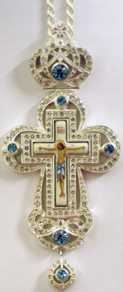 Pectoral cross №150 / silver plating